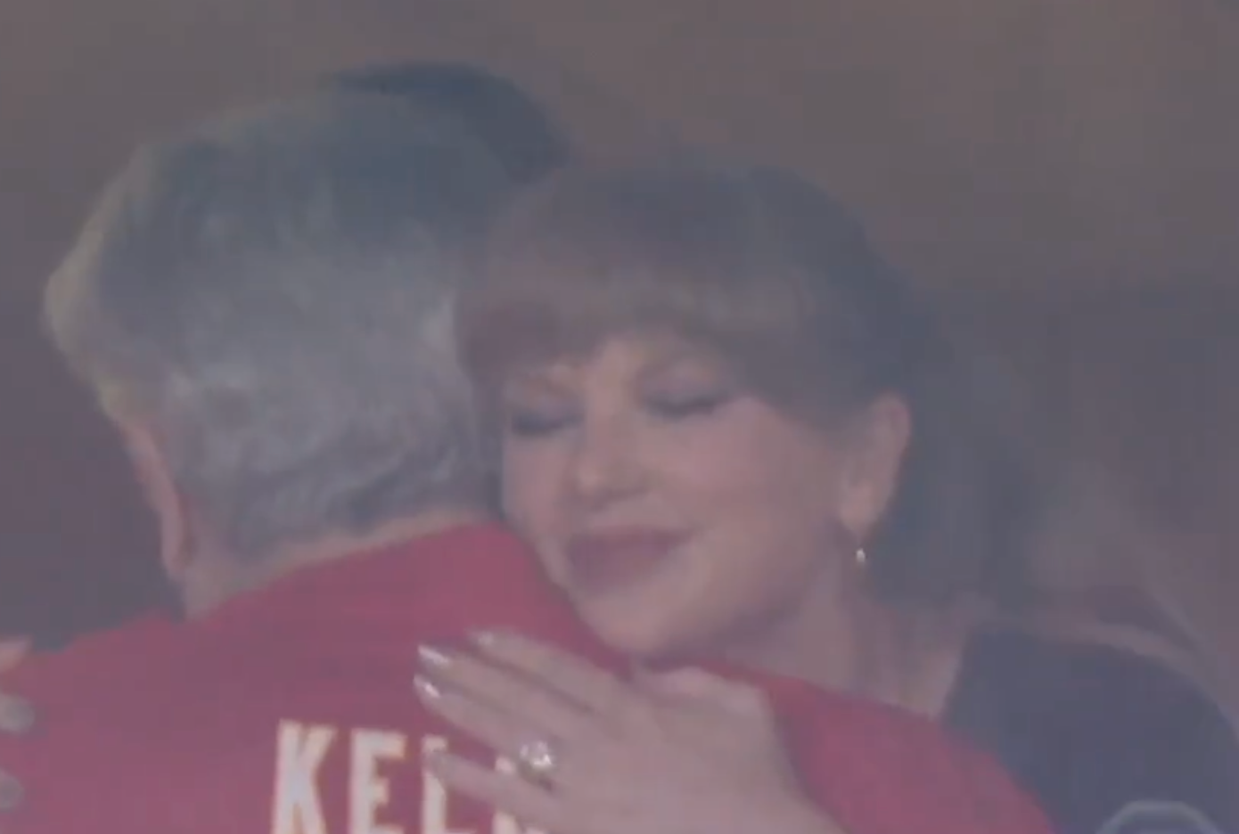 Taylor Swift and Ed Kelce